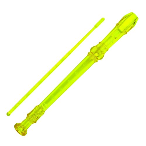 Descant Green Plastic Recorder