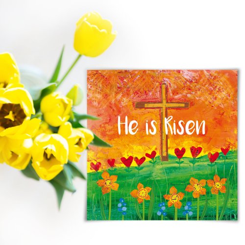 He is Risen Easter Cards (Pack of 5)