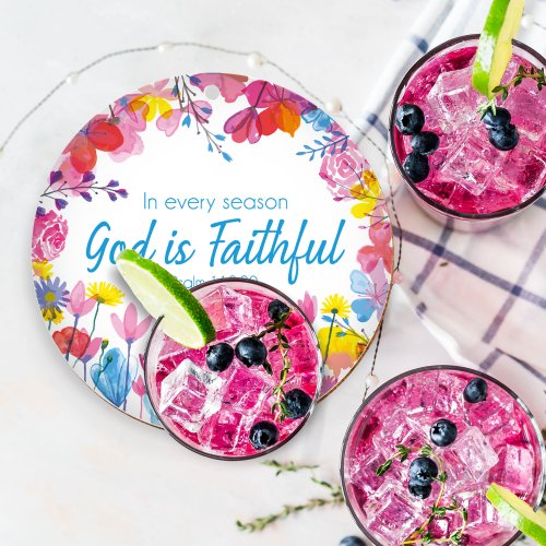 God is faithful ceramic hanging decoration