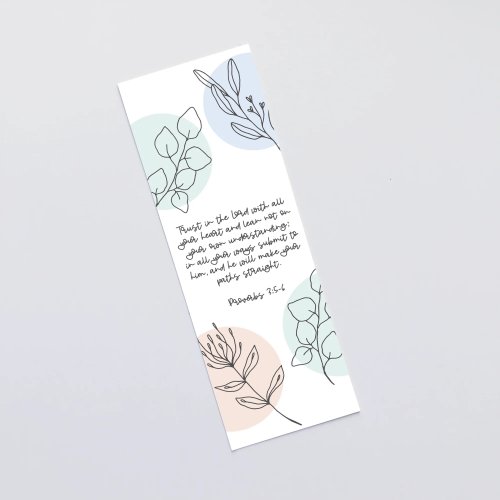 'Trust in the Lord' (Flora) Bookmark