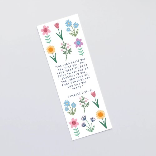 'The Lord Bless You' (Spring) Bookmark