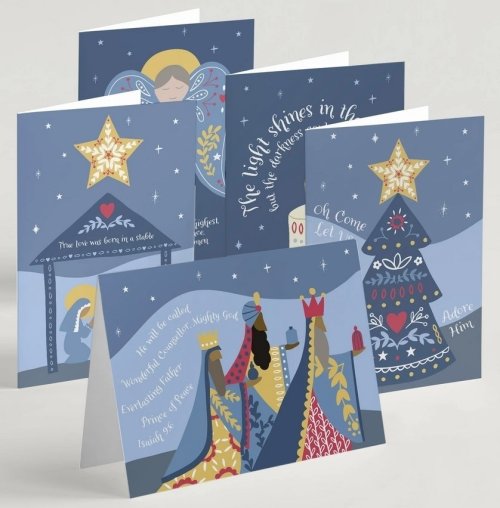 Mixed Pack A6 10 Pack Charity Christmas Cards