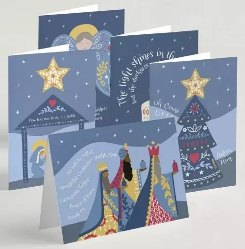 Mixed Pack A6 10 Pack Charity Christmas Cards