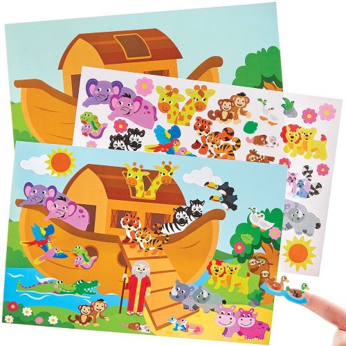 Noah's Ark Sticker Scenes - Pack of 5