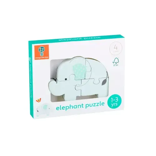 Elephant Wooden Puzzle (FSC®)