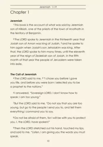 Jeremiah and Lamentations Dyslexia-Friendly Edition Good News Bible (GNB)