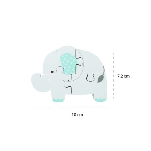 Elephant Wooden Puzzle (FSC®)