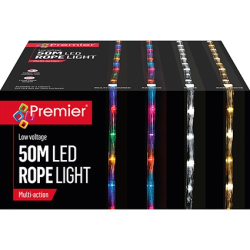 50M Rope Light Rainbow colour LEDS