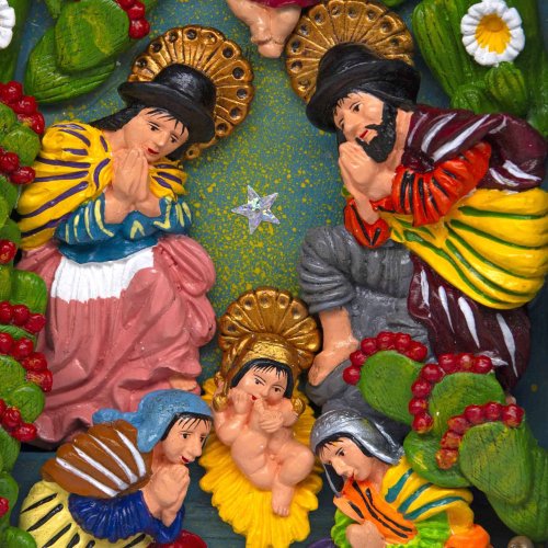 Large Nativity Retablo