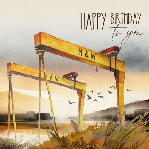 Happy Birthday To You Cranes - Greeting Card