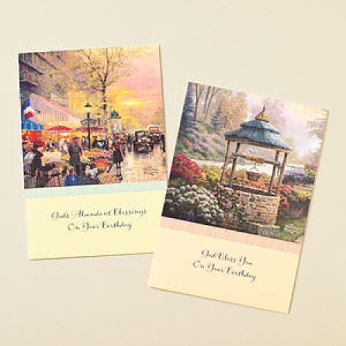 Thomas Kinkade - Birthday - 12 Boxed Cards