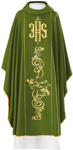 Green Chasuble (Length 129cm x Width 150cm)