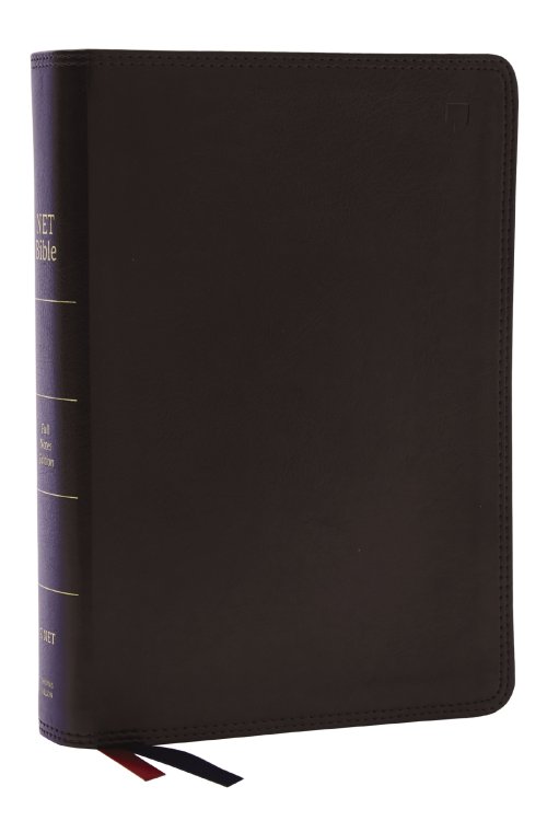 NET Bible, Full Notes Edition (NET, Black Leathersoft, Comfort Print)