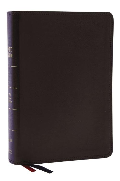 NET Bible, Full Notes Edition (NET Black Leathersoft, Comfort Print, Thumb Indexed)