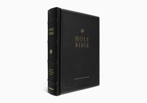 ESV Pulpit Bible (Cowhide Over Board, Black)