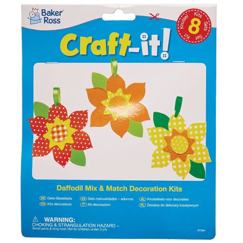 Daffodil Mix & Match Decoration Kits - Pack of 8