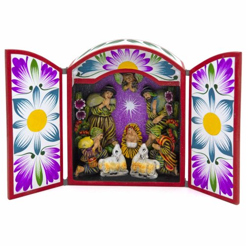 Medium Nativity Retablo