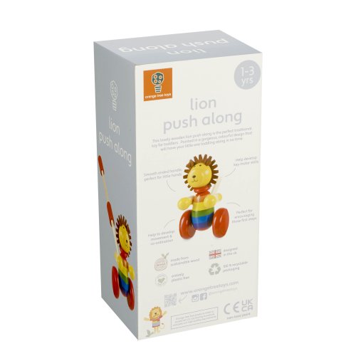 Lion Boxed Push Along (FSC®)