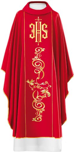 Red Chasuble (Length 129cm x Width 150cm)