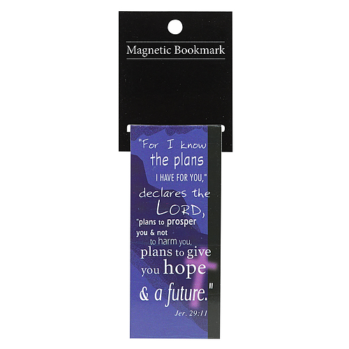 For I Know the Plans (Blue) Magnetic Bookmark