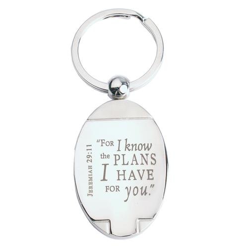 Jer 29:11 - Metal Keyring