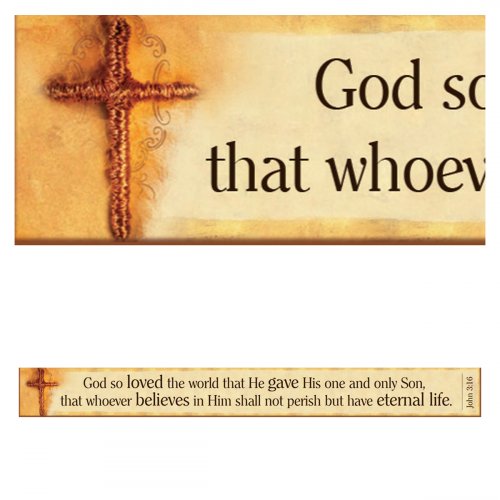 Magnetic Strip God so Loved the World John 3:16