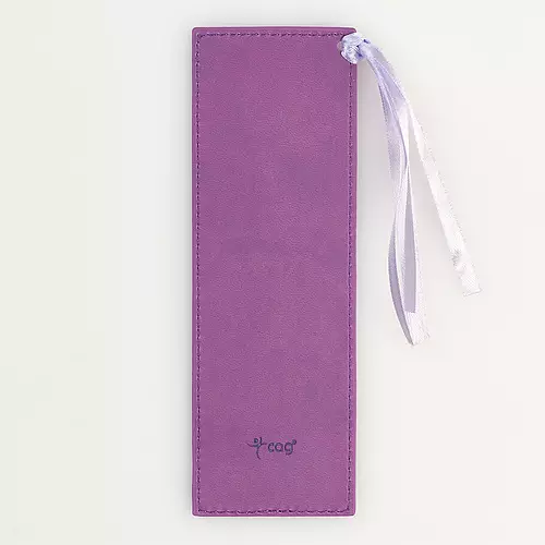 For I Know the Plans Purple Faux Leather Bookmark - Jeremiah 29:11