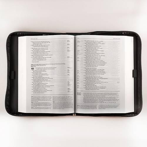 Large Guidance Black LuxLeather Bible Cover