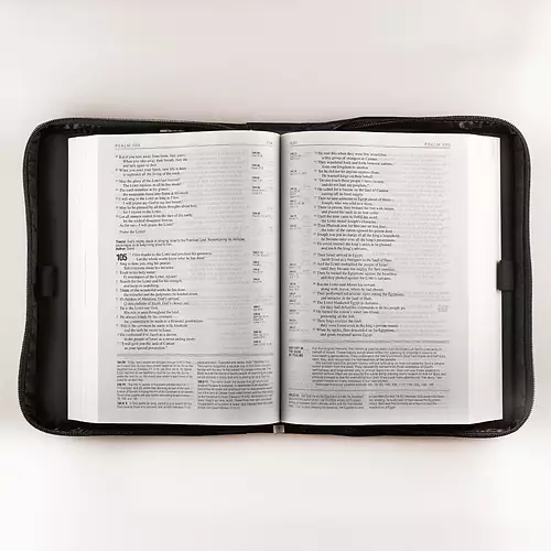 Medium Guidance Black LuxLeather Bible Cover