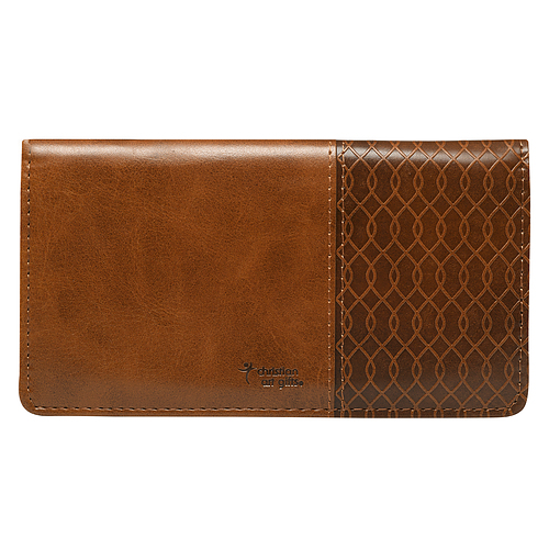 Checkbook Wallet Brown I Know the Plans Jer. 29:11