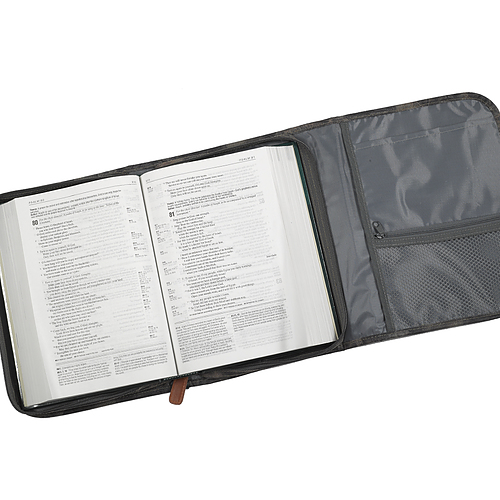 Medium Tri-Fold Real Tree Camo Bible Cover.