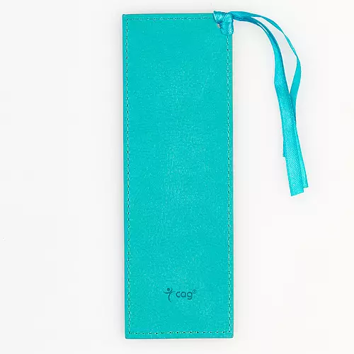 Bookmark-Pagemarker-Everlasting Love-LuxLeather-Turquoise