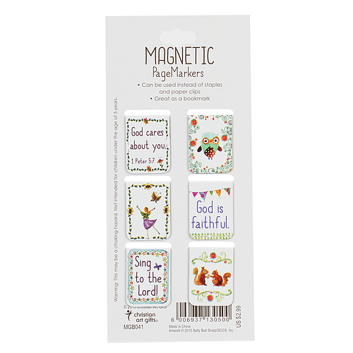 Magnetic Page Markers Everyday Blessings Blue Set Of 6