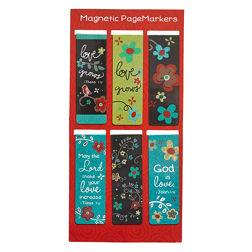 Magnetic Bookmark Set Love Grows