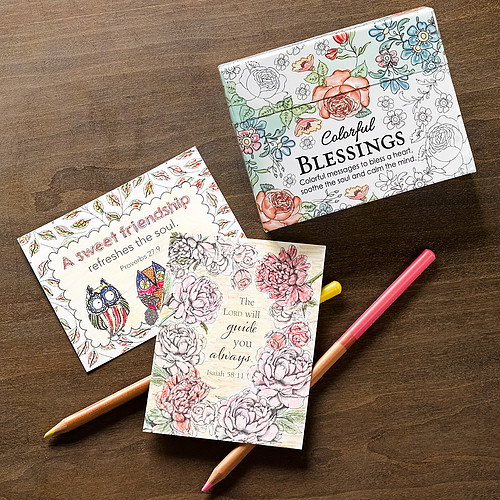 Colourful Blessings Box of Encouragement Cards