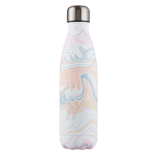 Water Bottle SS Marbled Give Thanks Ps. 107:1