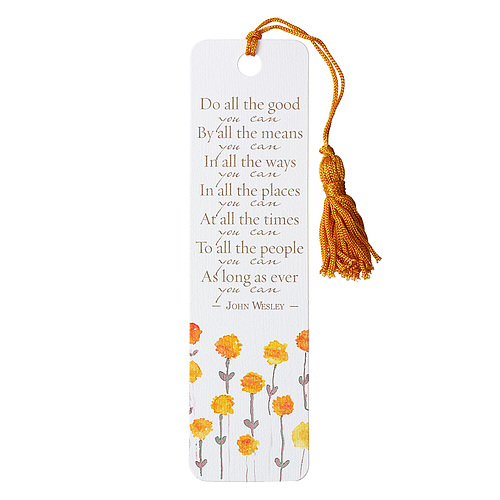 Tassel Bookmark Do All the Good You Can Gal. 6:9