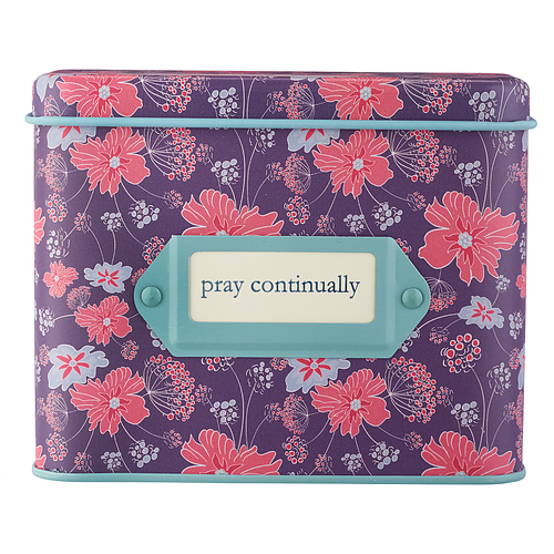 Prayer Cards In Tins-Pray Continually