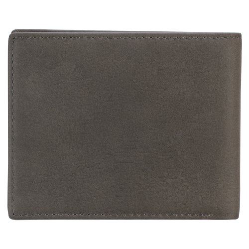 Wallet Leather Gray Salt of the Earth Badge