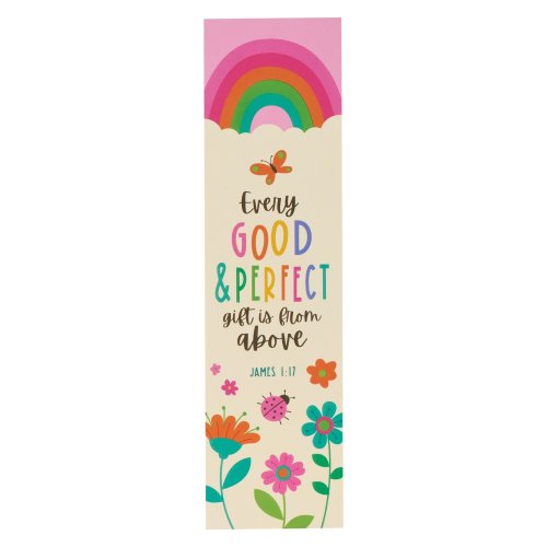 Bookmark-Rainbow/Every Good & Perfect Gift James 1:17 (Pack Of 10)