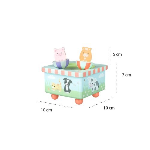 Farmyard Animal Music Box (FSC®)