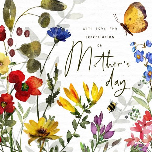 With Love And Appreciation On Mother's Day - Greeting Card