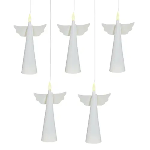 15cm Floating Angel Candles - Pack of 5