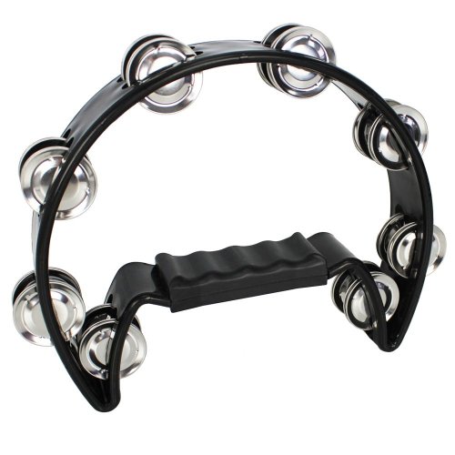 Half Moon Black Tambourine