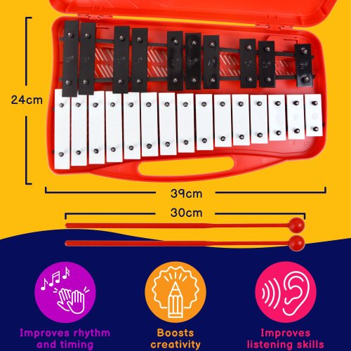 25 Note Chromatic Glockenspiel