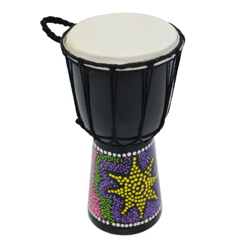 5 Inch Painted Djembe