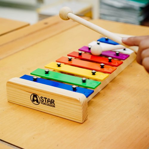 8 Note Multicolour Keys Glockenspiel