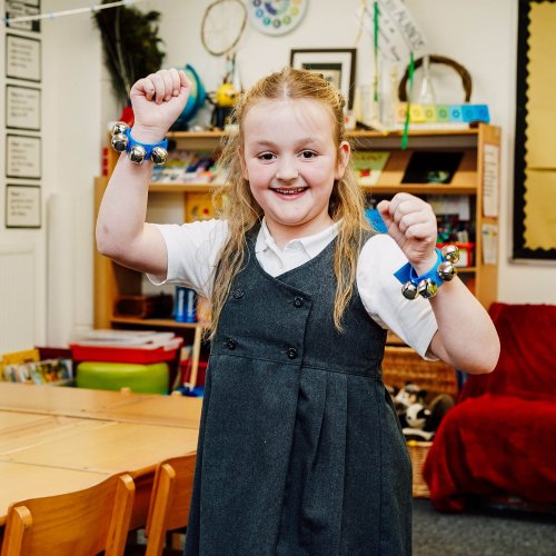 Small Blue Wrist Bells Pair