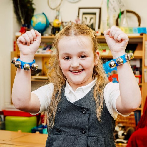 Small Blue Wrist Bells Pair