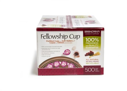 Box of 500 Fellowship Cup / Pre-Filled Communion Cups